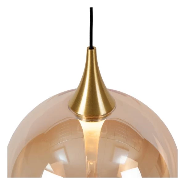 Lucide Premium GISELA - Pendant light - Ø 16 cm - LED - 1x5W 2700K - Amber - detail 1